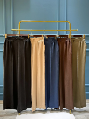 SENTEZ 5556 İPEK CUPRA GENİŞ PAÇA PANTOLON