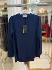 NUSS EVAZE ETEK ÜSTÜ TUNİK - LACİVERT