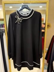 FUAT GÜRŞEN - YAKASI TAŞ & FİYONK DETAYLI TUNİK