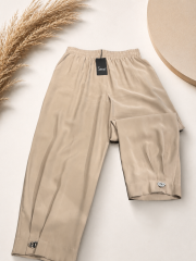 Sentez 5463 Titan Paça Pile Düğmeli Pantolon-Bej