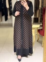 ŞERİT VE TAŞ DTY. PENYE KUMAŞ ELBİSE /BELGİN