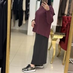 SENTEZ -5461 YANI NERVÜRLÜ ETEK/ SİYAH