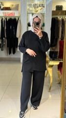 TIĞTRİKO ASİMETRİK GARNİ DTY. PANTOLONLU TAKIM