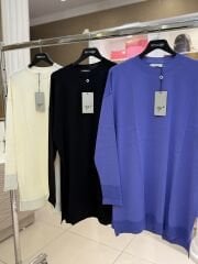 TIĞ TRİKO ETEK UCU SİMLİ TUNİK