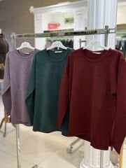 BELGİN PIRILTI DETAY TRİKO BLUZ