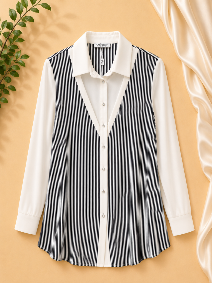 Fuat Gürşen -5380 Tunik - Lacivert