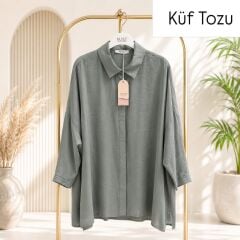 Nuss 3001 Oversize Basic Gömlek-  Küf Tozu