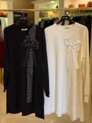 FUAT GÜRŞEN PAPYON İŞLEMELİI ŞIK TUNİK