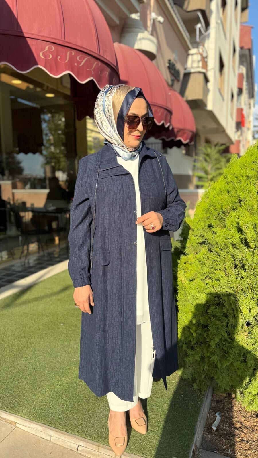 FUAT GÜRŞEN ELEGANT LACİVERT ŞIK KAP