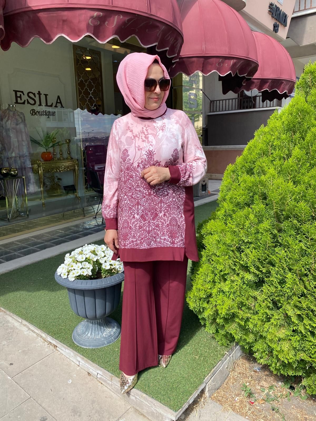 FUAT GÜRŞEN DESENLİ İKİLİ TAKIM