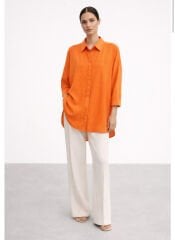 Nuss 3001 Oversize Basic Gömlek- Mango