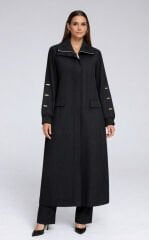 Fuat Gürşen 5607 Kol ve Arkası Aksesuar Detay Kap - Siyah