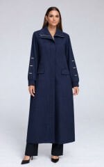 Fuat Gürşen 5607 Kol ve Arkası Aksesuar  Detay Kap- Lacivert