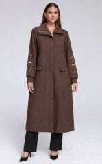 Fuat Gürşen 5607 Kol ve Arkası Aksesuar Detay Kap- Kahve