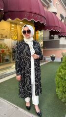 SEÇİL GALAXİ BÜYÜK BEDEN DESENLİ KAP