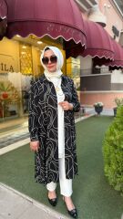 SEÇİL GALAXİ BÜYÜK BEDEN DESENLİ KAP