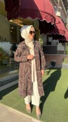 SEÇİL GALAXİ BÜYÜK BEDEN DESENLİ KAP