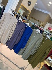 KENDİNDEN DESENLİ MERSERİZE HIRKA/ NUSS