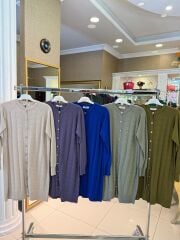 KENDİNDEN DESENLİ MERSERİZE HIRKA/ NUSS