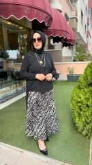 TAŞ İŞLEMELİ ŞİFON BLUZ/ FUAT GÜRŞEN