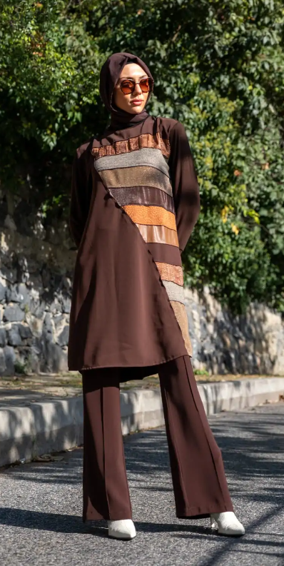 REDSHOW TUNİK KAHVE