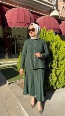 TUNİĞİ TAŞ İŞLEMELİ MERSERİZE TAKIM/ NUSS