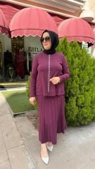 TUNİĞİ TAŞ İŞLEMELİ MERSERİZE TAKIM/ NUSS