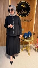 TUNİĞİ TAŞ İŞLEMELİ MERSERİZE TAKIM/ NUSS