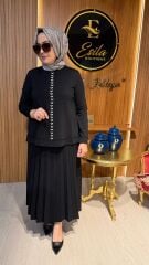 TUNİĞİ TAŞ İŞLEMELİ MERSERİZE TAKIM/ NUSS