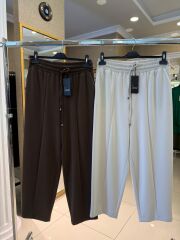 SENTEZ ÖNDEN PARÇALI HAVUÇ BAMBU PANTOLON