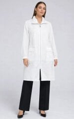 Fuat Gürşen 5617 Çiçeği Boncuk İşlemeli Kap - Ekru