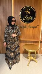 LİSSMORE LEOPAR DESEN ELBİSE