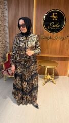 LİSSMORE LEOPAR DESEN ELBİSE