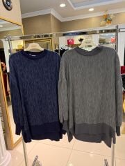 NUSS DESENLİ İPEK CUPRA TUNİK