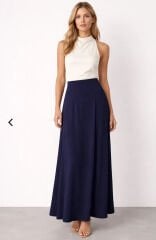 Fuat Gürşen 5412-Etek -Lacivert