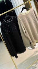 FUAT GÜRŞEN İNCİ DETAY SİMLİ TUNİK