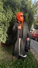 KABARTMA DESEN REGLAN KOL PARDESÜ / NUSS