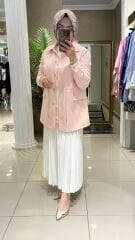 Fuat Gürşen Gömlek Yaka Beli İpli Öden Düğmeli Kap