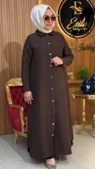 İNVEE 7039 KAPİTONE KAP- KAHVE