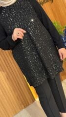 FUAT GÜRŞEN PAYETLİ TRİKO TUNİK