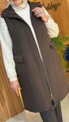 FUAT GÜRŞEN -4504 KAPİTONE YELEK / KAHVE