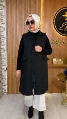 FUAT GÜRŞEN -4504 KAPİTONE YELEK / SİYAH