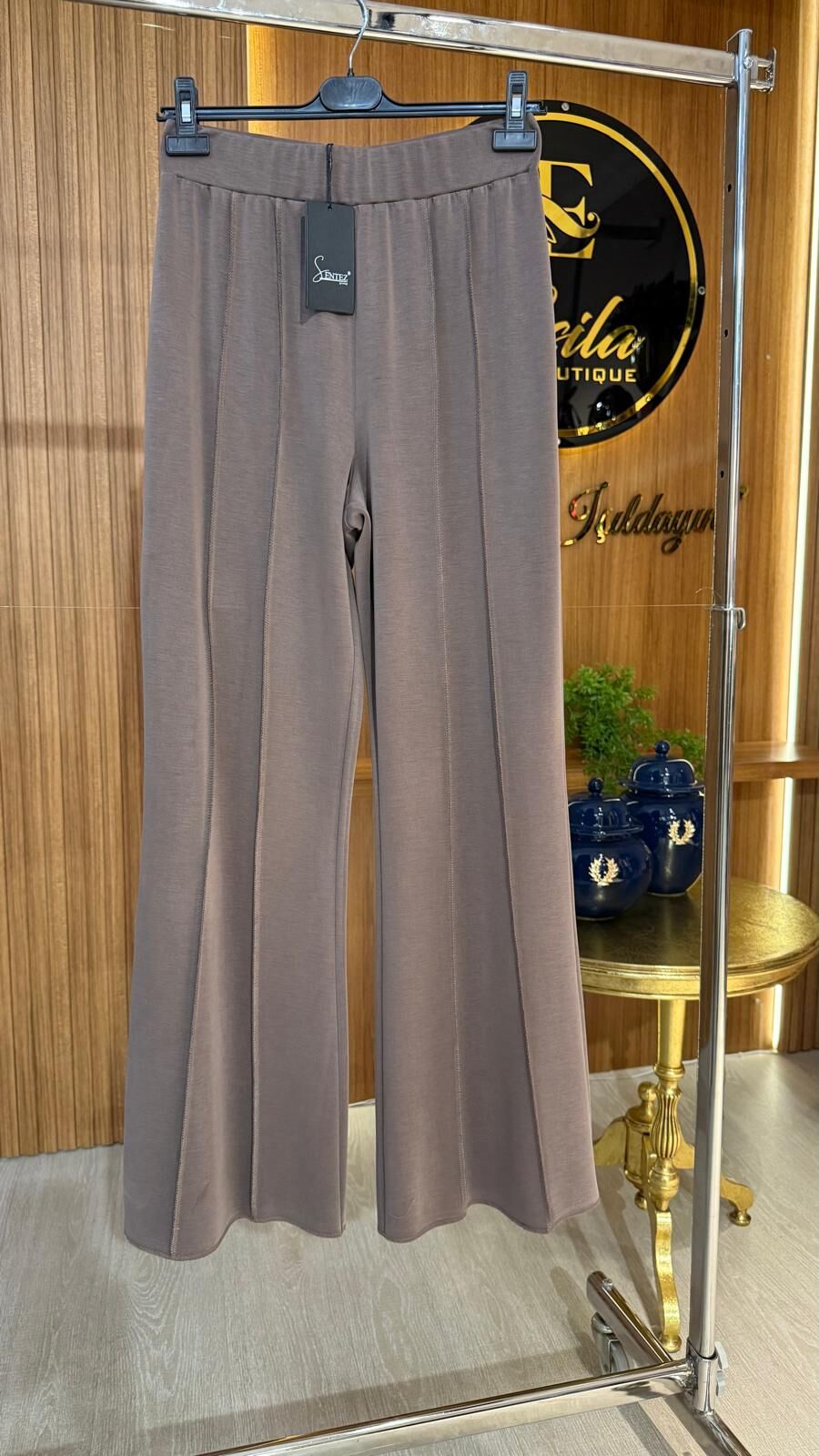 SENTEZ/ RİO DİKİŞLİ İSPANYOL PAÇA PANTOLON