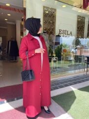 İNVEE 7039 KAPİTONE KAP - BORDO