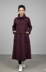 Fuat Gürşen 4646 Geniş Cep Detay Kap - Bordo